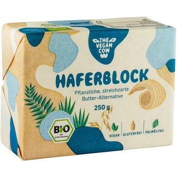 Alternativa vegetala la unt, din lapte de ovaz, bio, 250 g cow cow