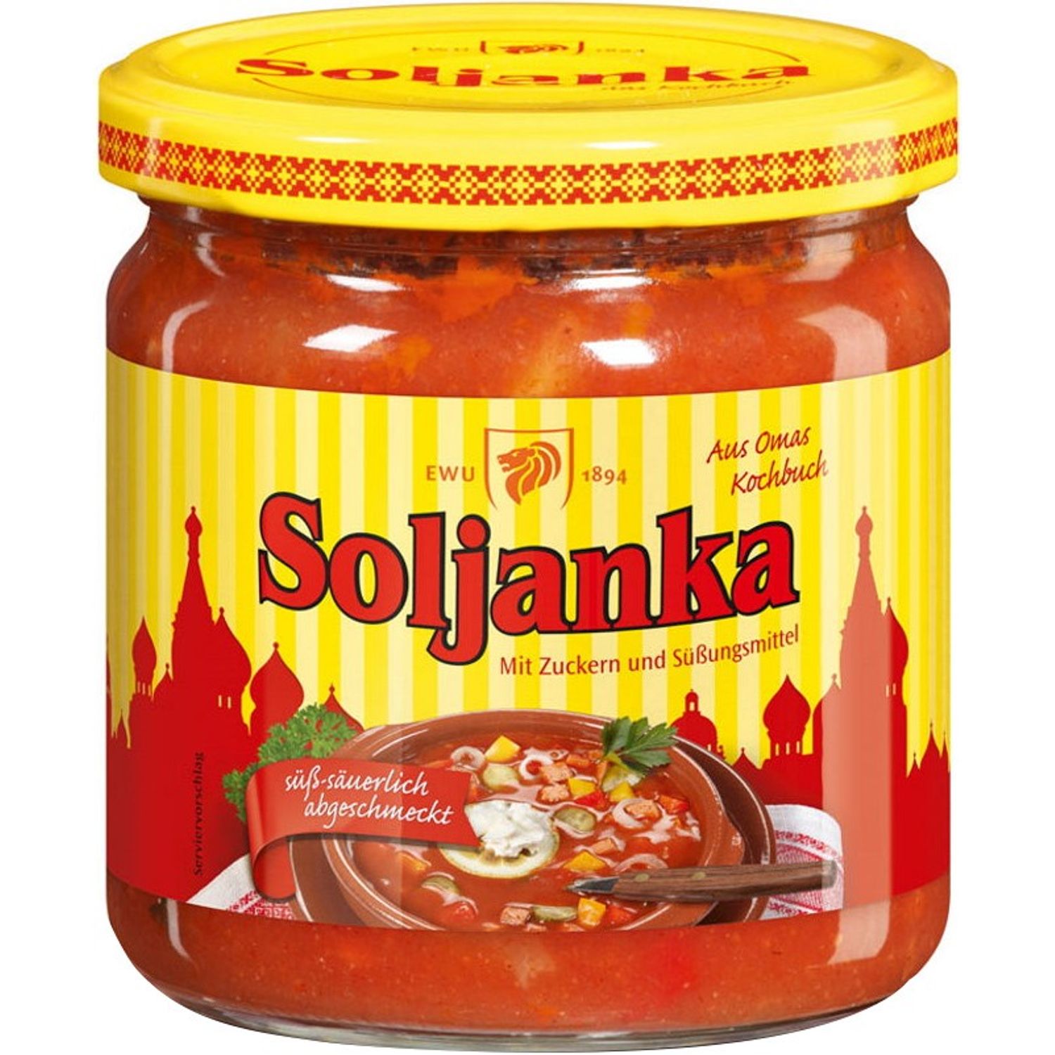 Ciorba dulce-acrisoara cu carne, soljanka, 330ml Harzer fotografia produsului