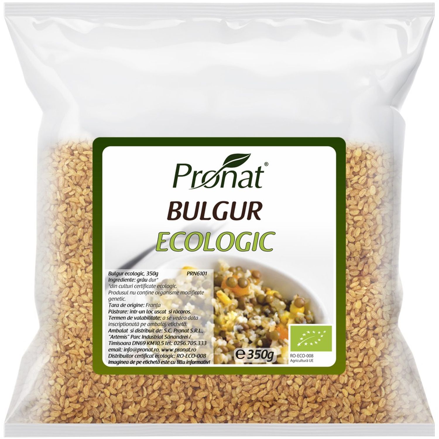 Bulgur Bio, 350 g fotografia produsului