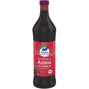 Suc bio de aronia cu suc de merisoare, 0,7l aronia original
