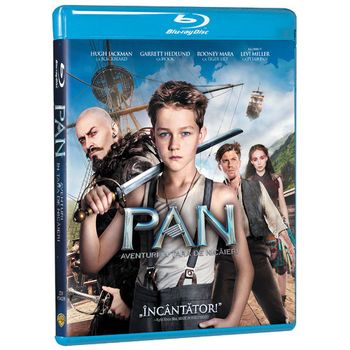 Pan - aventuri in tara de nicaieri, blu-ray