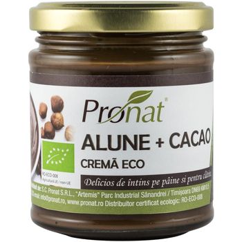 Crema bio de alune cu cacao, 220g vegan