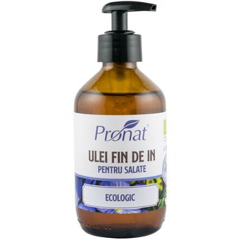 Ulei bio fin de in pentru salate 250ml
