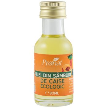 Ulei bio din samburi de caise, 30 ml
