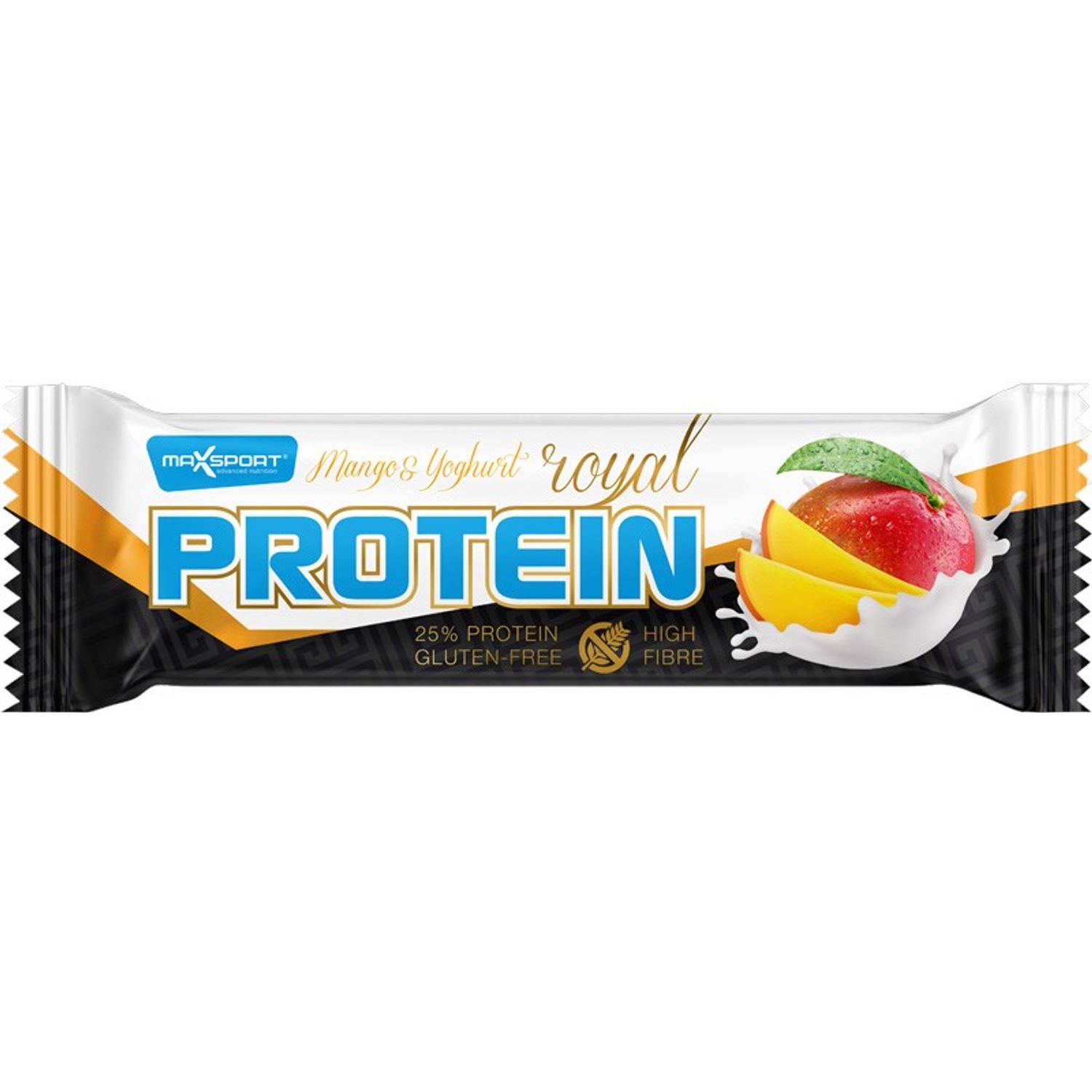 Baton proteic cu mango si glazura de iaurt, 60g Max sport fotografia produsului