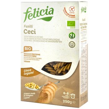 Fusilli bio din faina de naut 250gr felicia