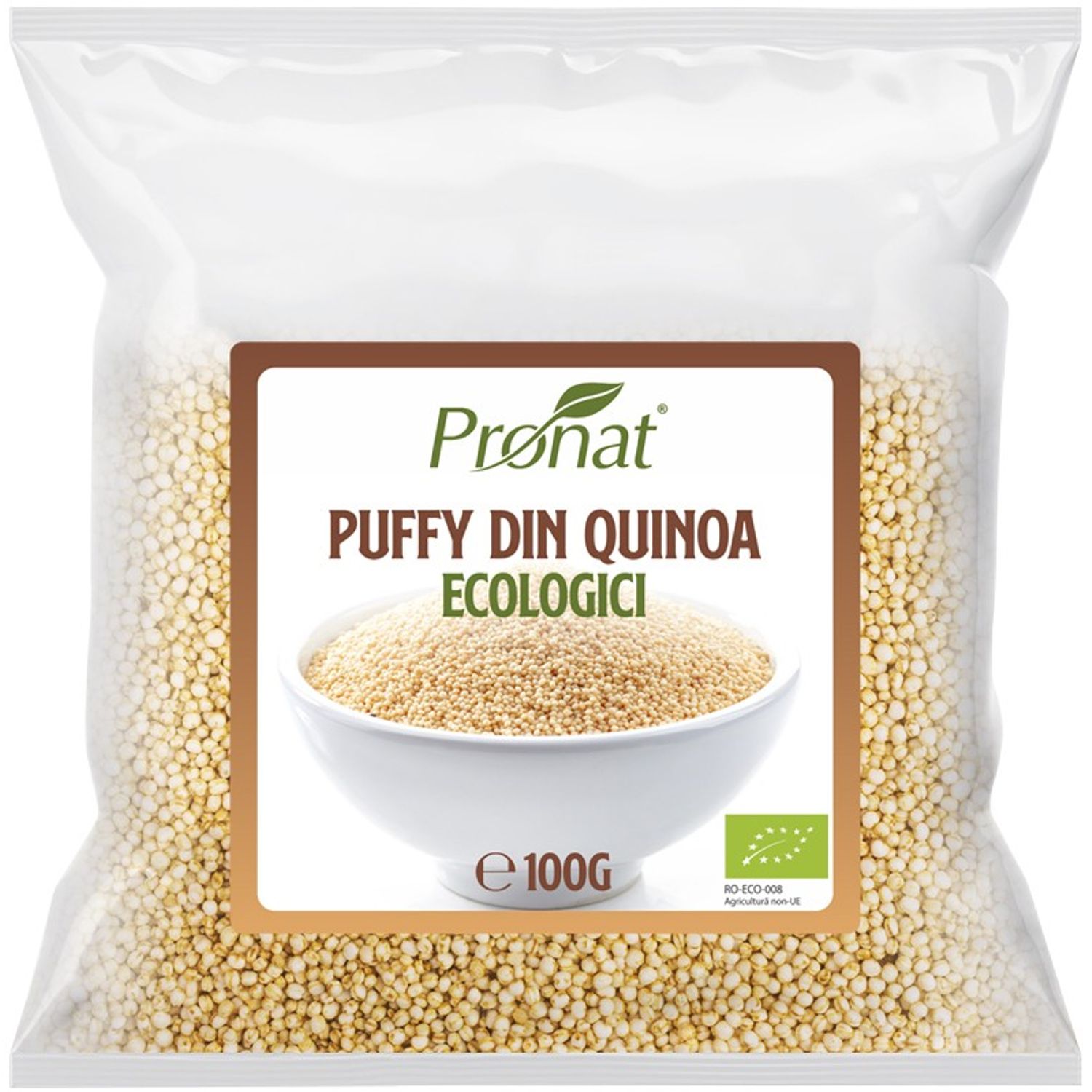 Puffy Bio din quinoa, 100g fotografia produsului