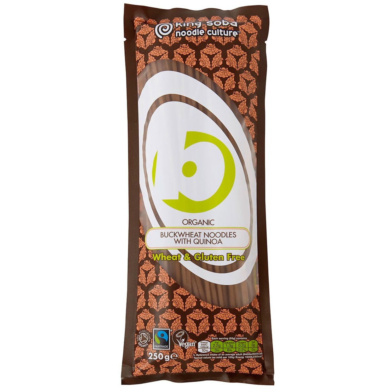 Taitei Bio din hrisca cu quinoa, 250g King Soba fotografia produsului