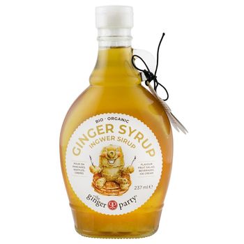 The ginger party sirop bio de ghimbir, 240 g