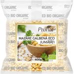 Mazare galbena Bio, jumatati, 400 g fotografia produsului