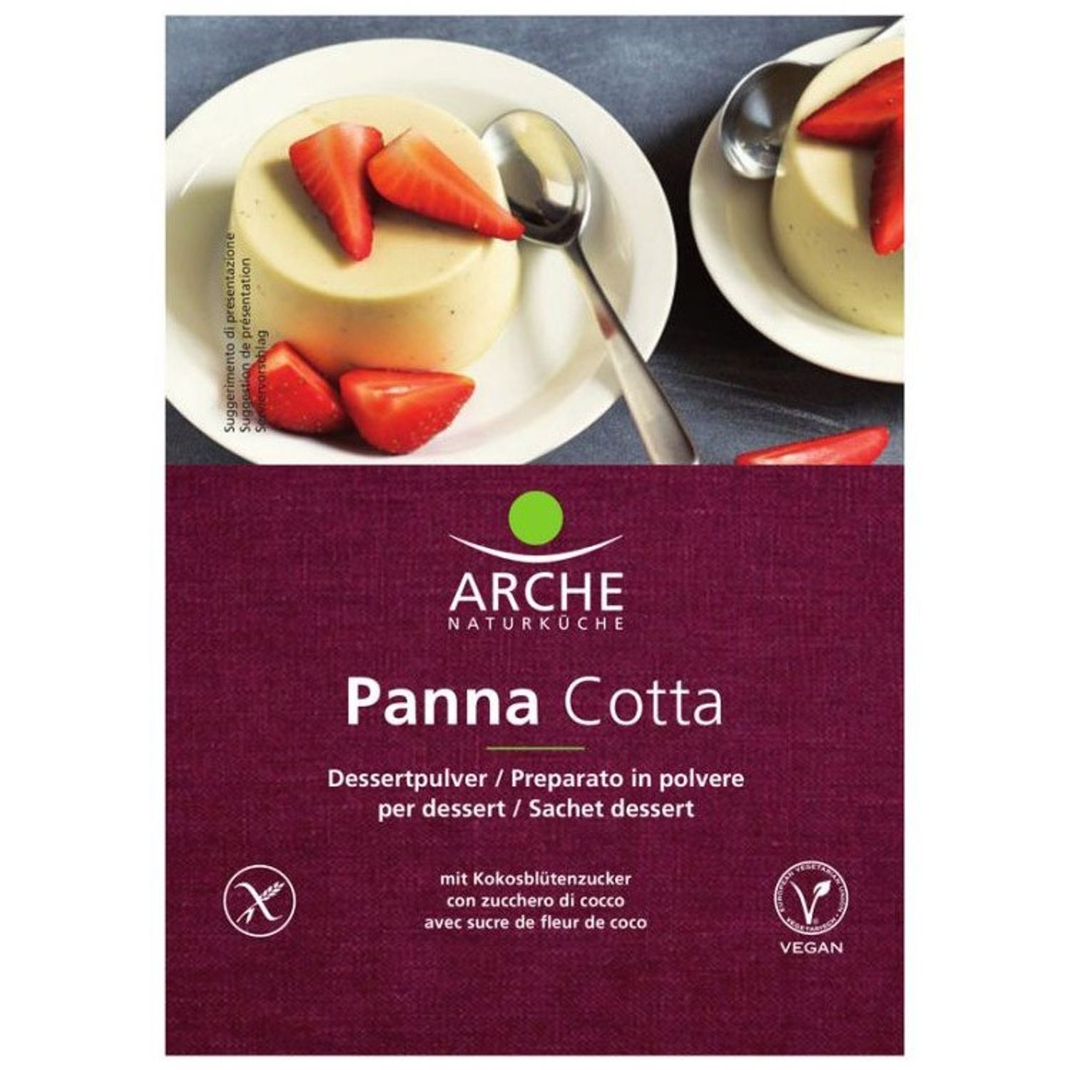 Desert panna cotta Bio, 42 g Arche Naturkuche fotografia produsului