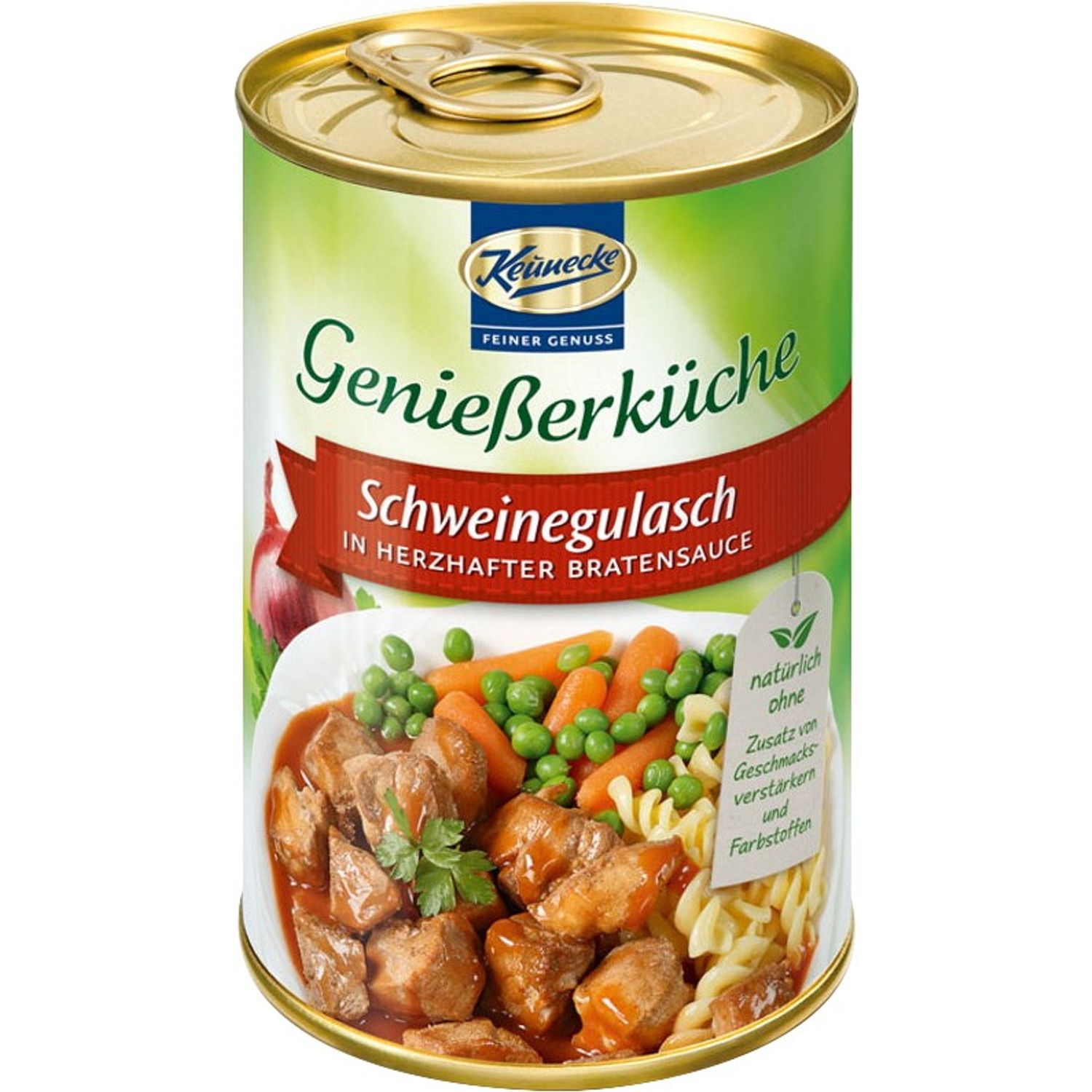 Gulas de porc in sos brun, gourmet 400g Keunecke fotografia produsului