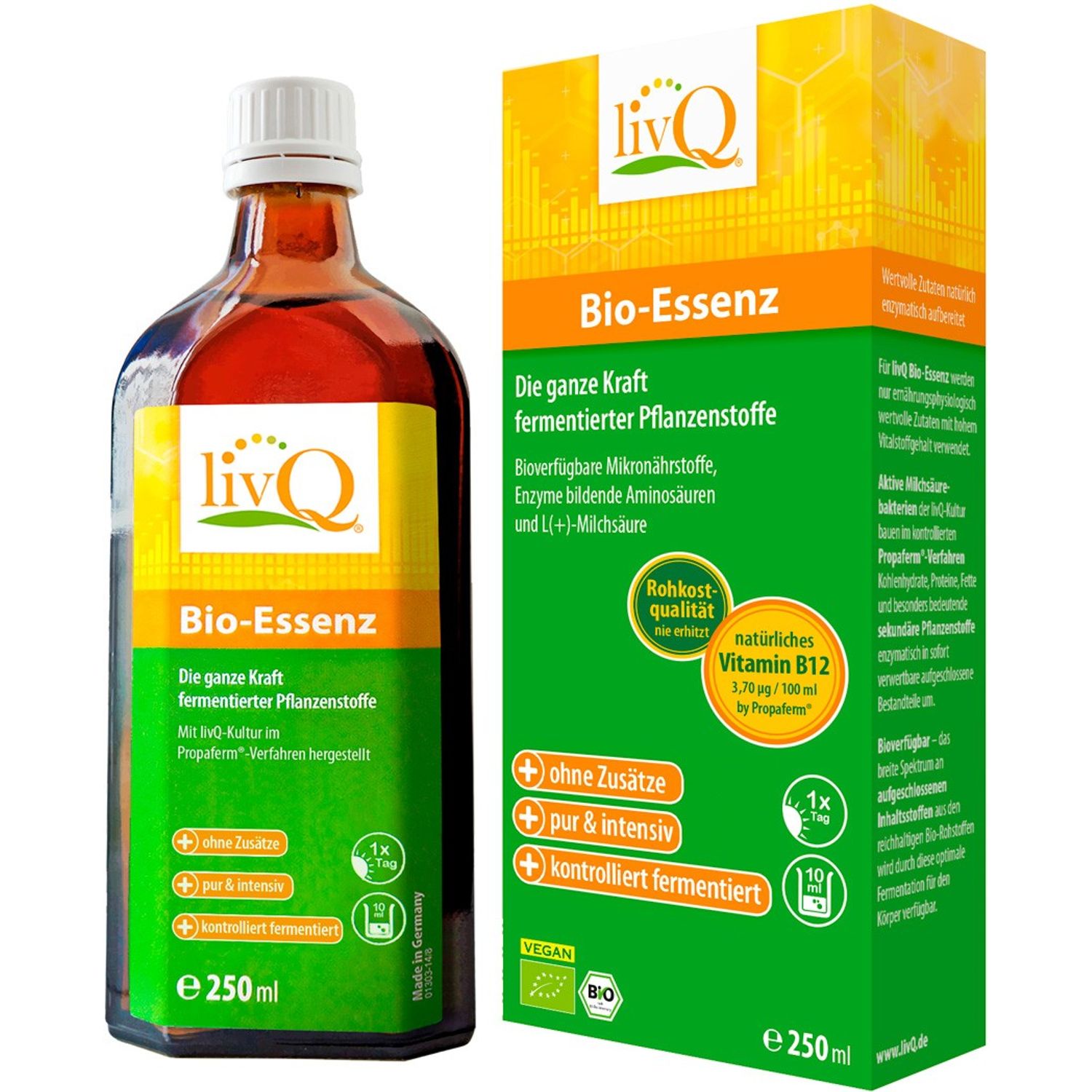 Concentrat enzimatic Bio, 250ml livQ fotografia produsului