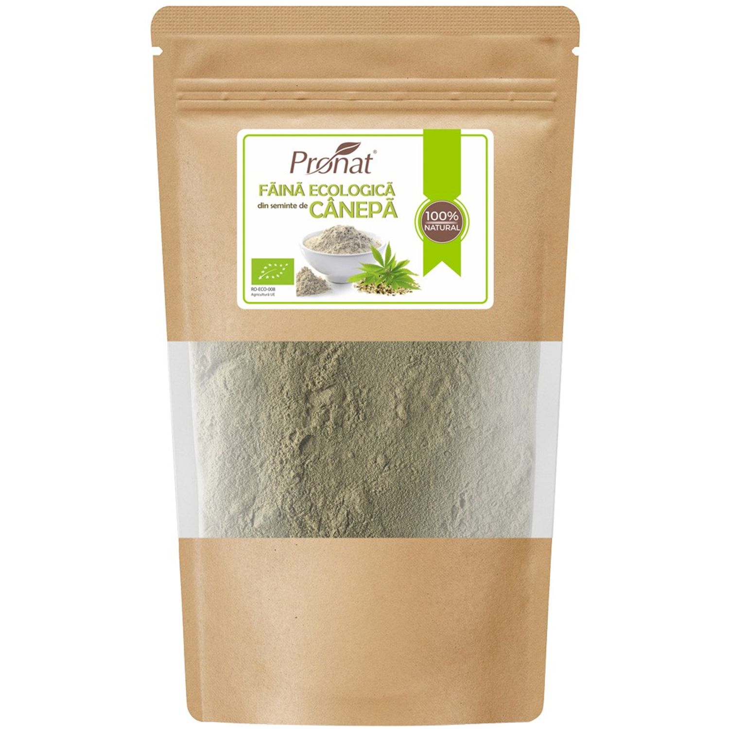 Faina Bio din seminte de canepa, 500g fotografia produsului
