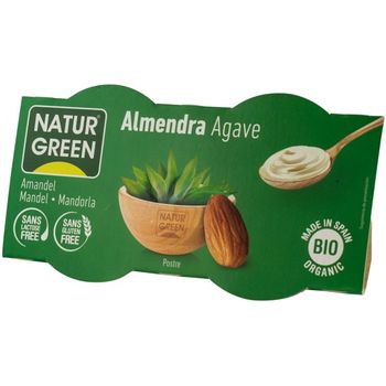 Desert bio cu migdale si agave, 2x125 g natur green