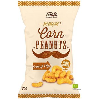 Chipsuri bio de porumb cu arahide, erdnuss flips, 75 g trafo