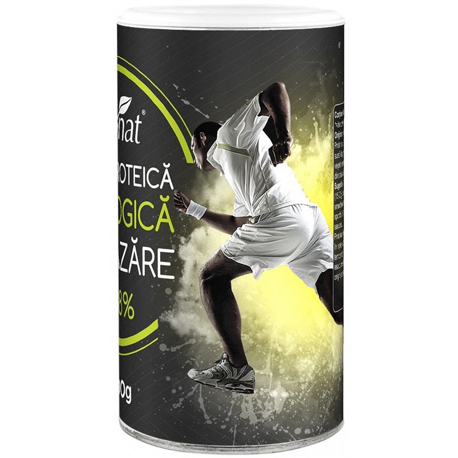 Pudra proteica Bio de mazare, 200g fotografia produsului View 2 L