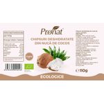 Chipsuri deshidratate din nuca de cocos, Bio, 110 g fotografia produsului View 2 S