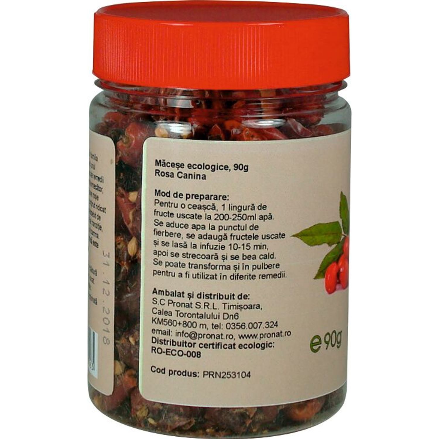 Macese Bio uscate, 90g Pronat pet pack fotografia produsului View 3 L