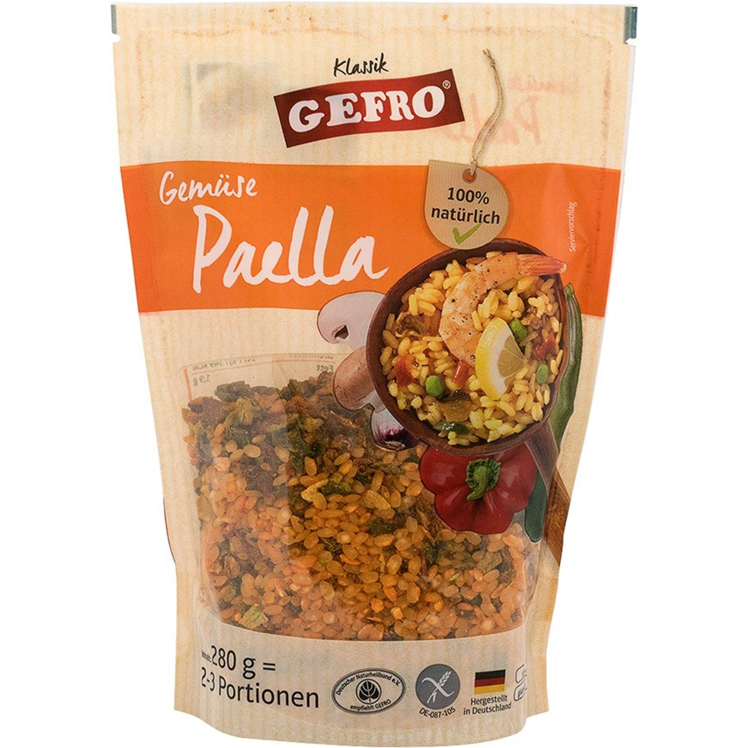 Paella cu legume, 280g Gefro fotografia produsului
