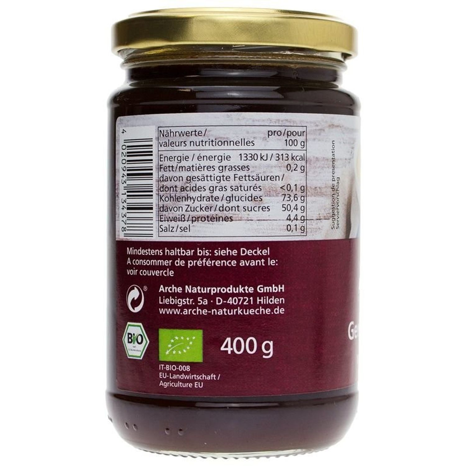 Malt de orz, Bio, 400 g Arche fotografia produsului