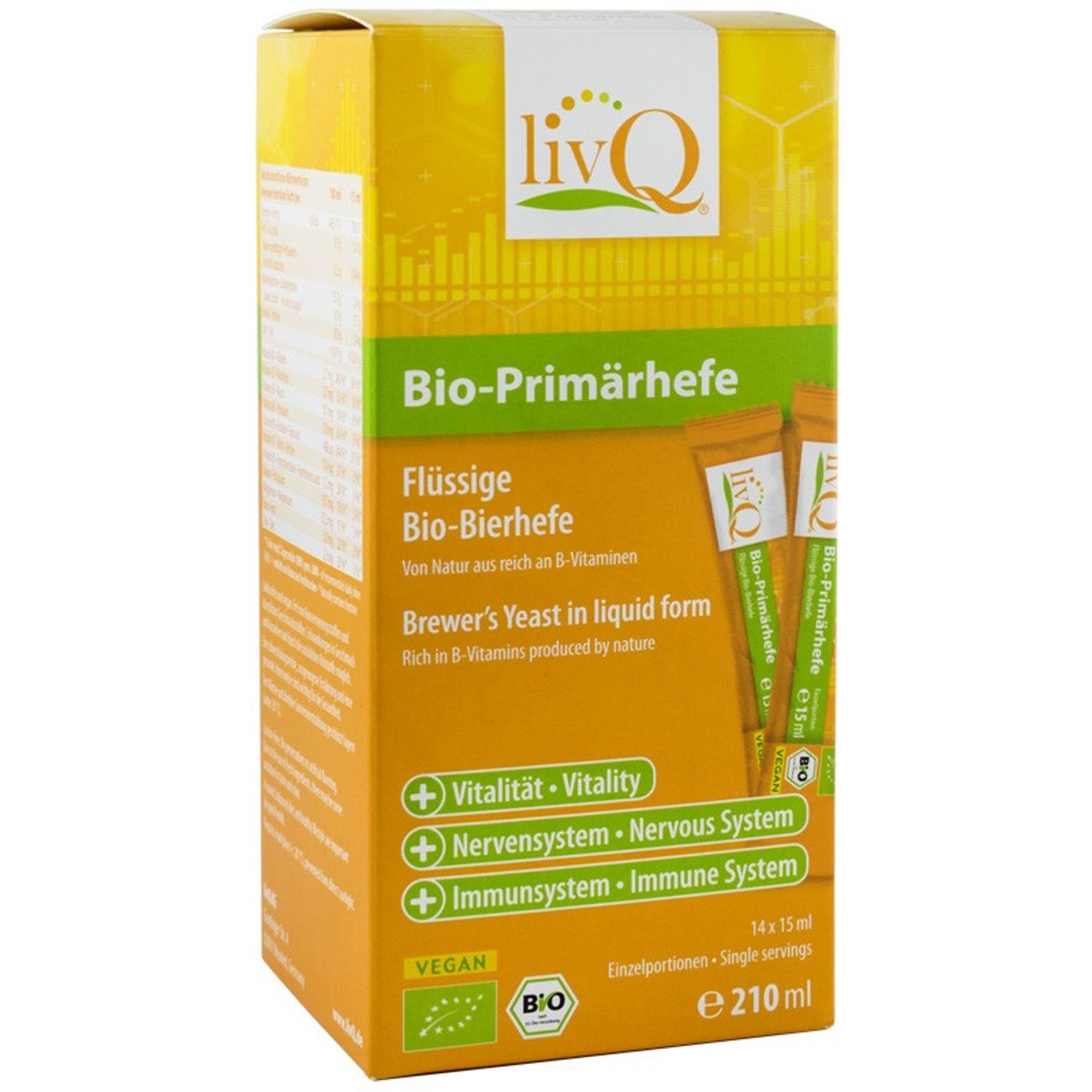 Drojdie primara Bio, 210 ml livQ fotografia produsului