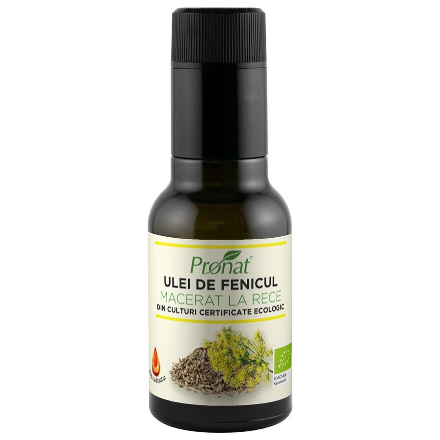 Ulei Bio de fenicul macerat la rece, 100 ml fotografia produsului