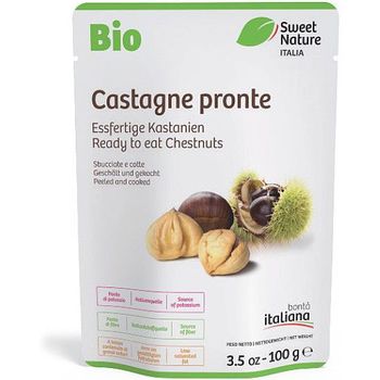 Castane Bio decojite, gata de mancat, 100 g sweet nature italia Bazar Bio
