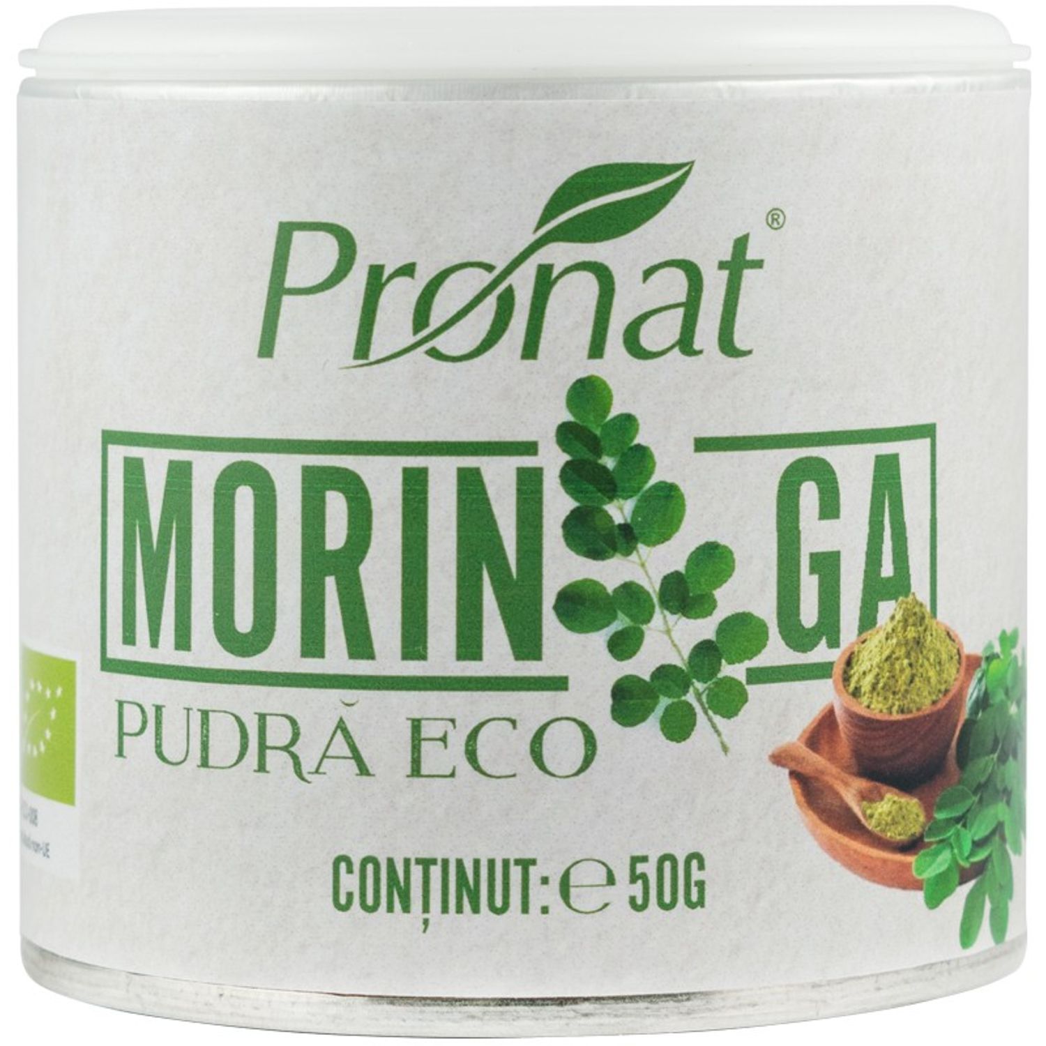 Moringa Bio pudra, 50g fotografia produsului
