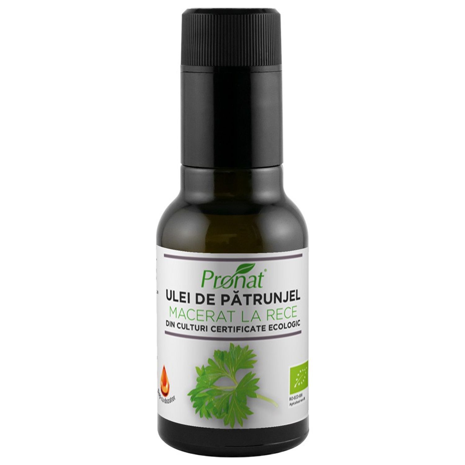 Ulei Bio de patrunjel macerat la rece, 100 ml fotografia produsului