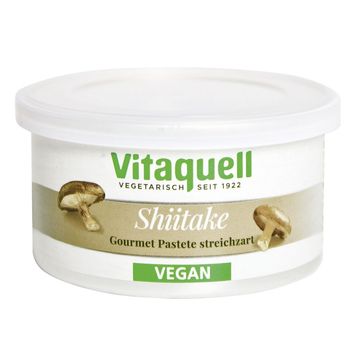 Vitaquell pate vegetal bio, cu ciuperci shiitake, gourmet 125 g