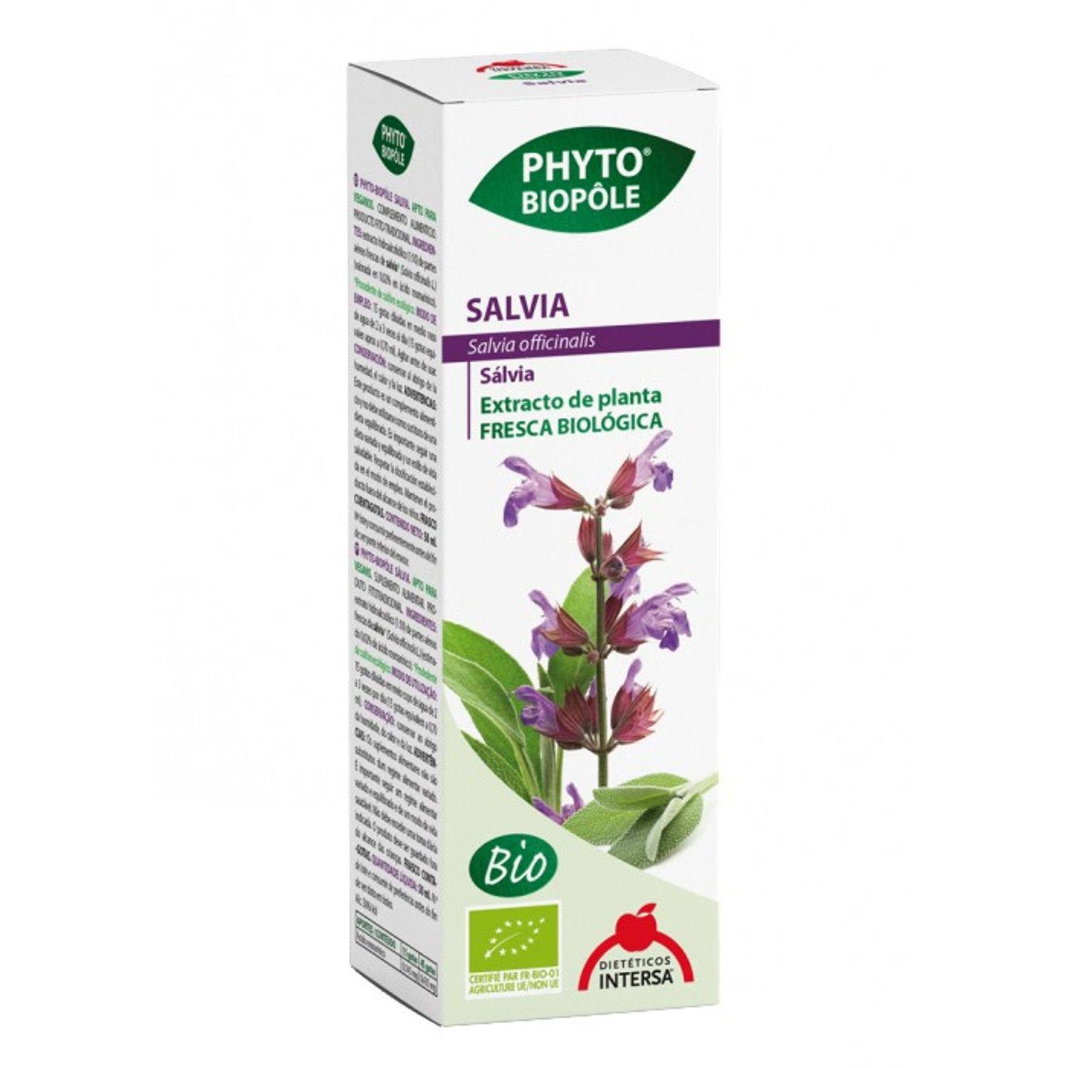 Extract Bio de salvie, 50 ml Phyto-Biopole fotografia produsului View 2 L