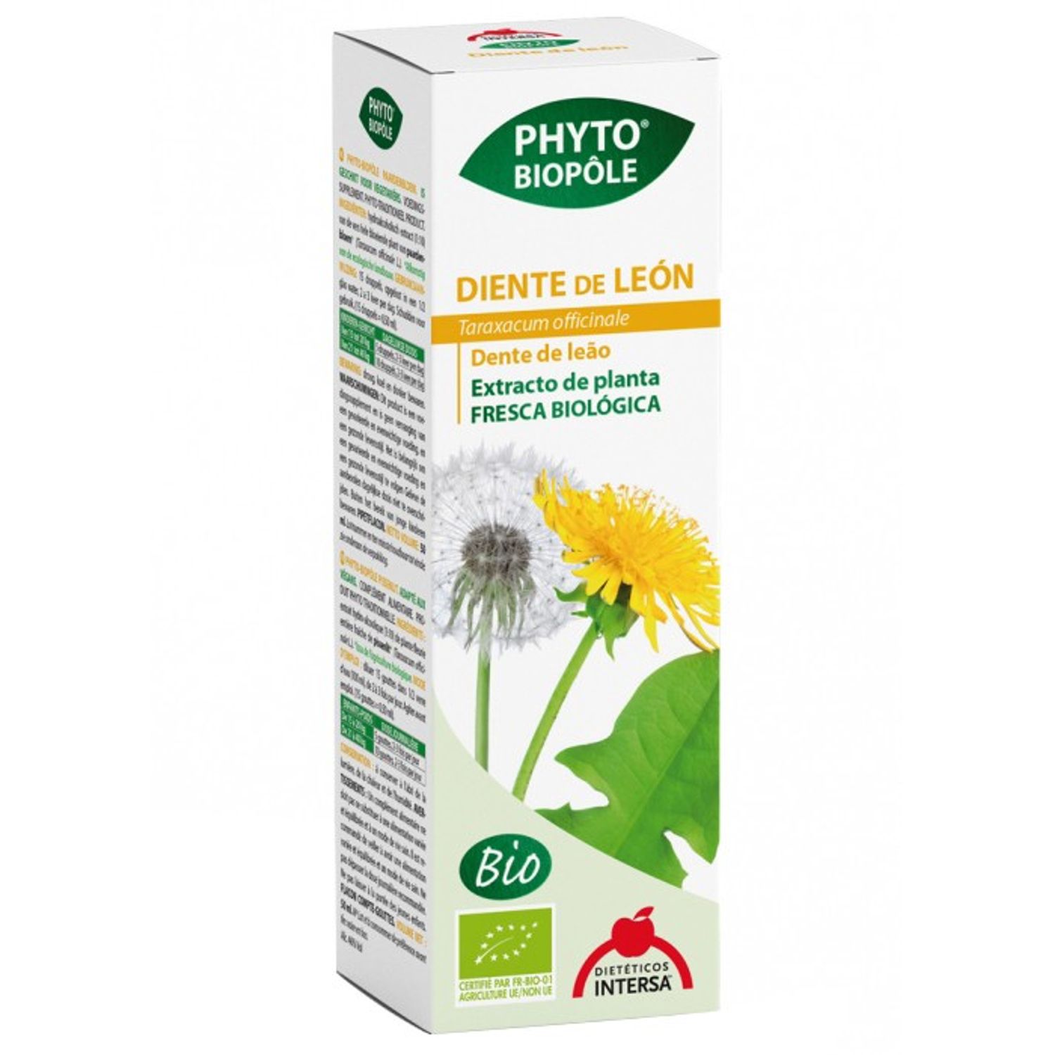 Extract Bio de papadie, 50 ml Phyto-Biopole fotografia produsului View 2 L