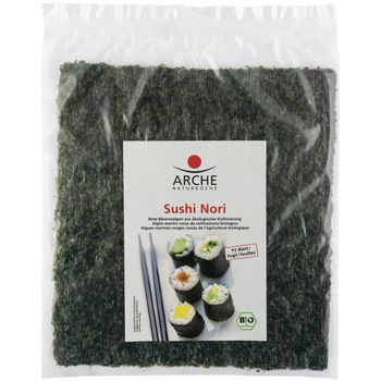 Sushi nori, alge marine bio pentru sushi, 25g arche