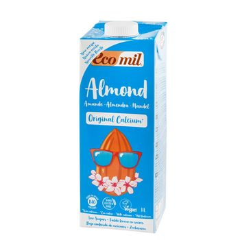 Bautura bio de migdale cu calciu, 1 l ecomil