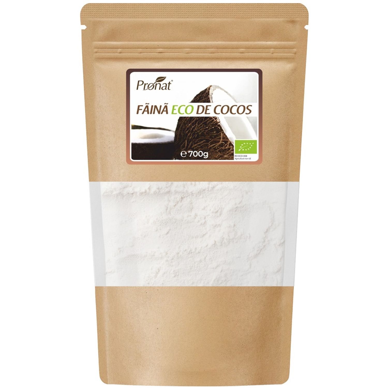 Faina Bio din nuca de cocos, 700 g fotografia produsului