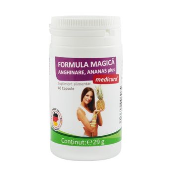 Formula magica amghinare, ananas plus 40 capsule medicura