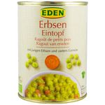 Mancare Bio de mazare, 560g Eden fotografia produsului