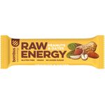Baton proteic raw energy cu arahide si curmale, 50g Bombus fotografia produsului