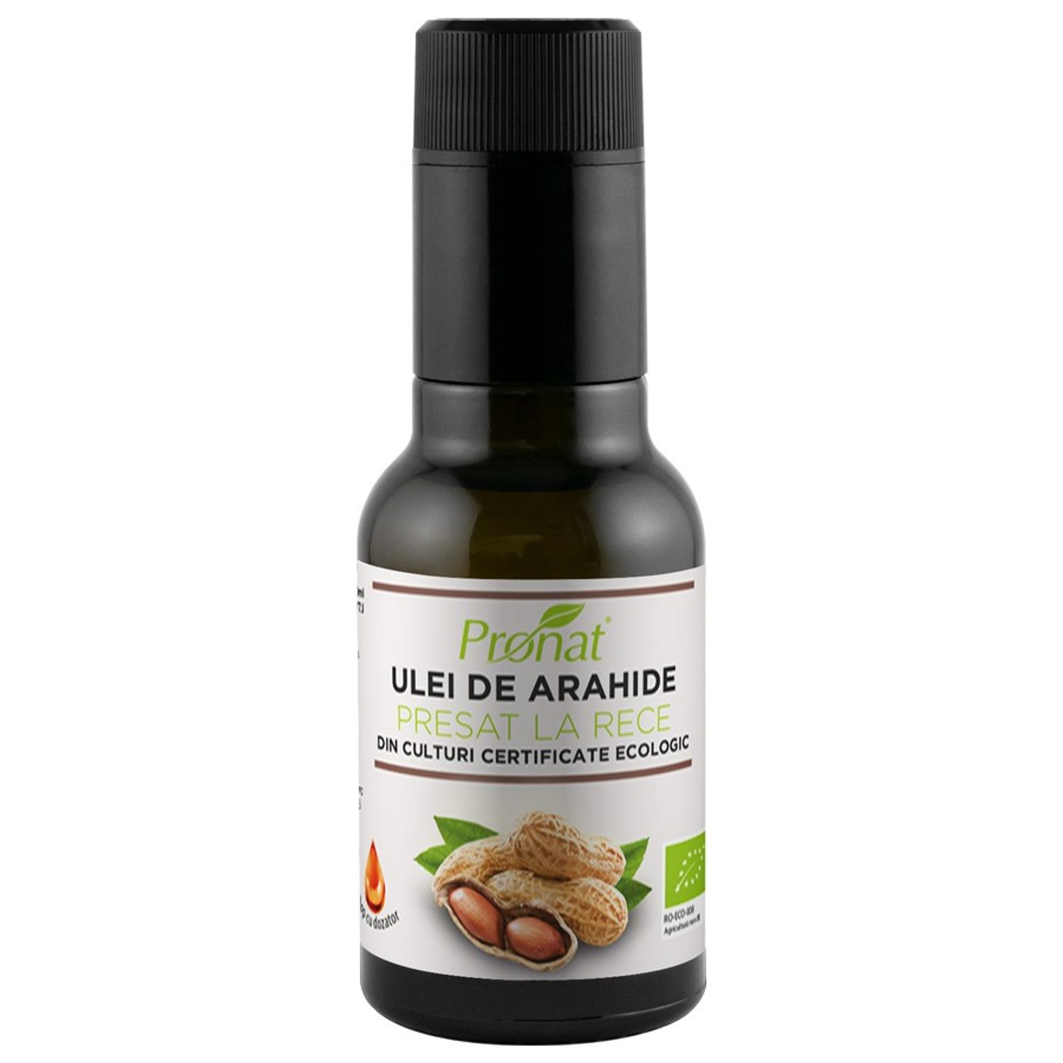 Ulei Bio de arahide presat la rece, 100 ml fotografia produsului