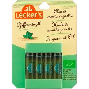 Ulei de menta bio, 4x2 ml lecker's