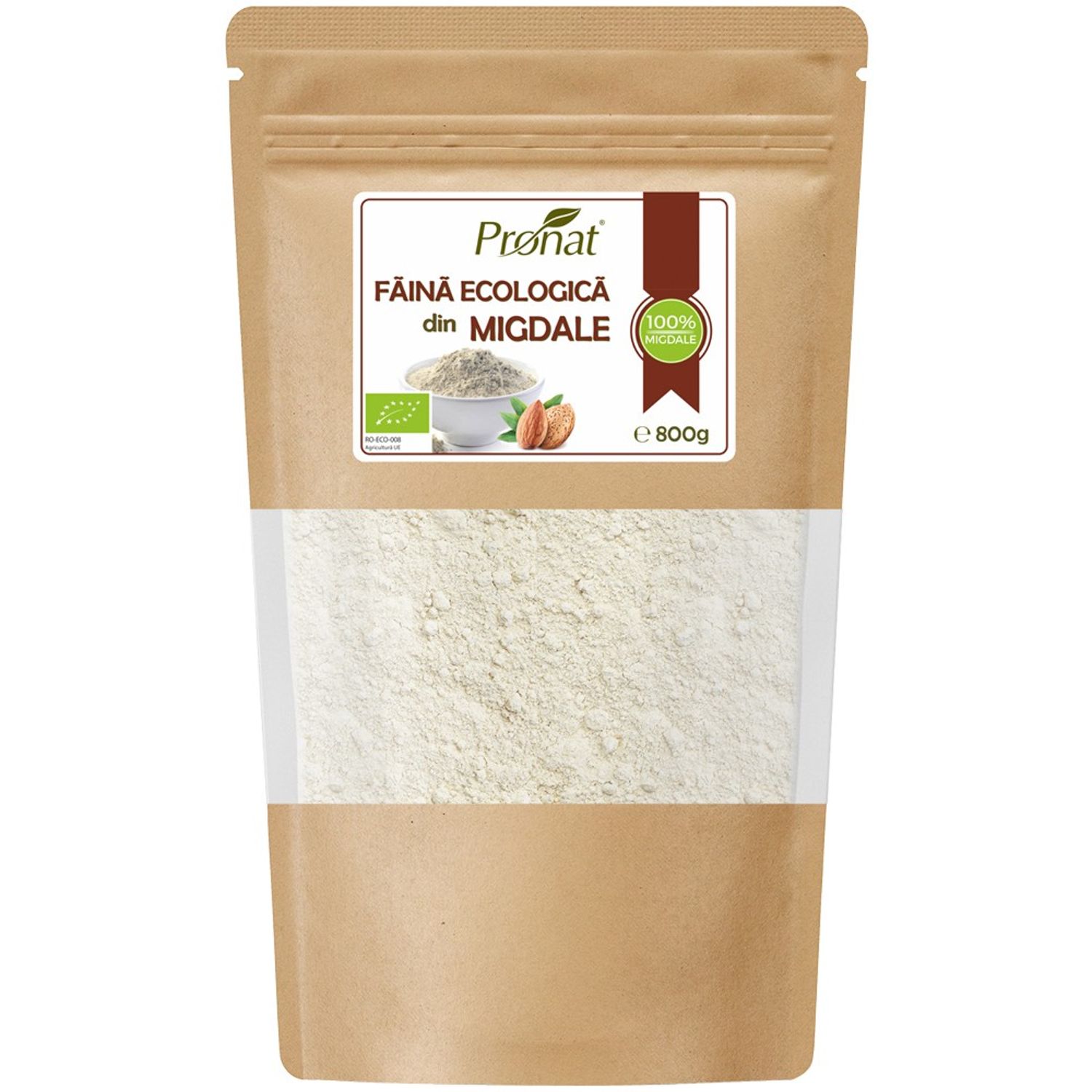 Faina de migdale Bio, 800gr fotografia produsului