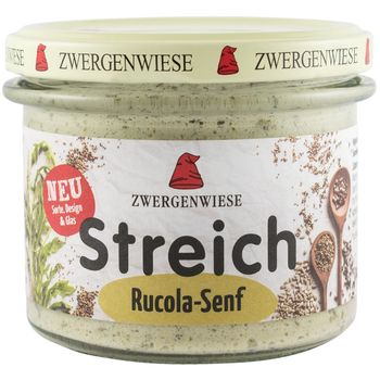 Crema tartinabila bio vegetala cu rucola si mustar, 180g zwergenwiese