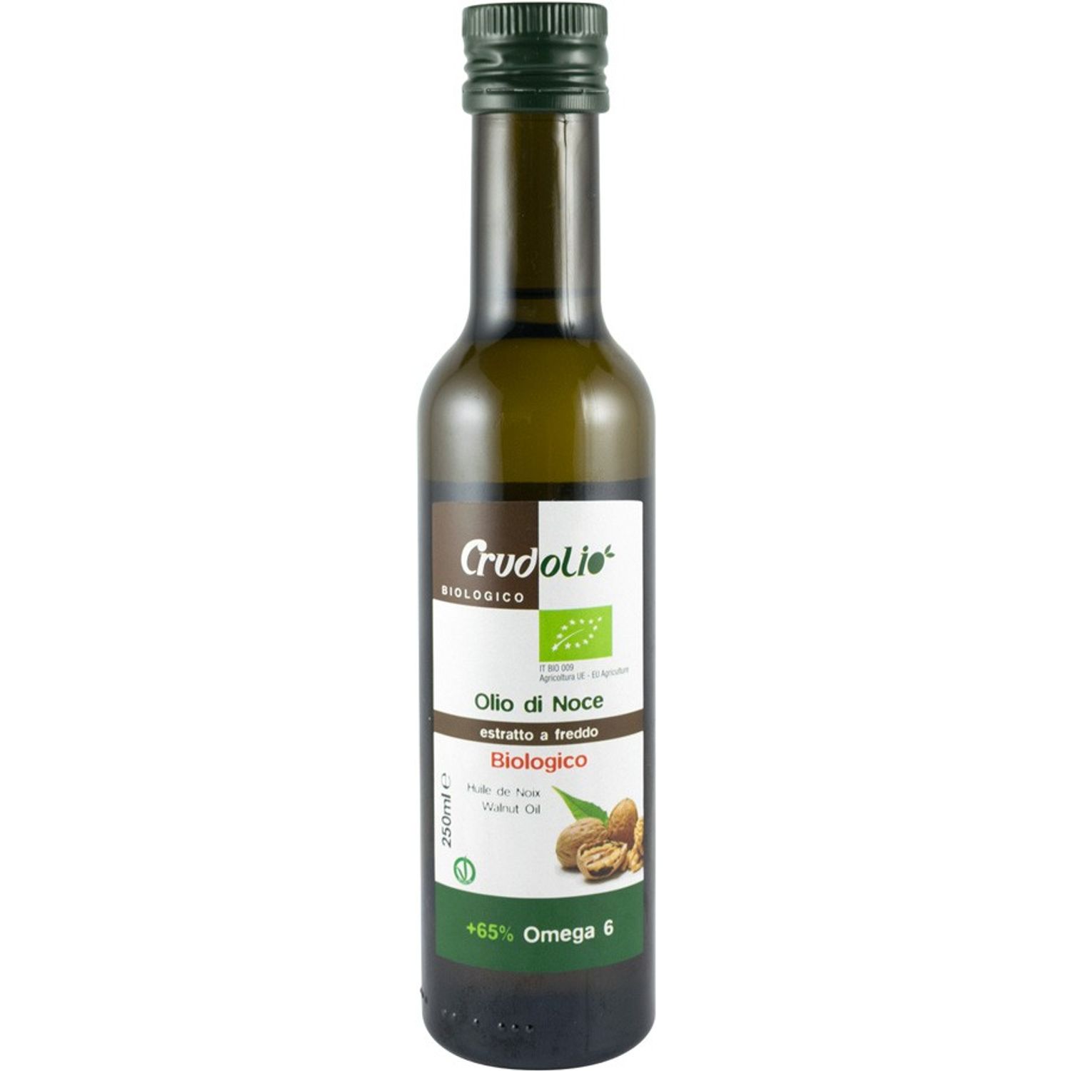 Ulei Bio din samburi de nuca, 250 ml Crudolio fotografia produsului