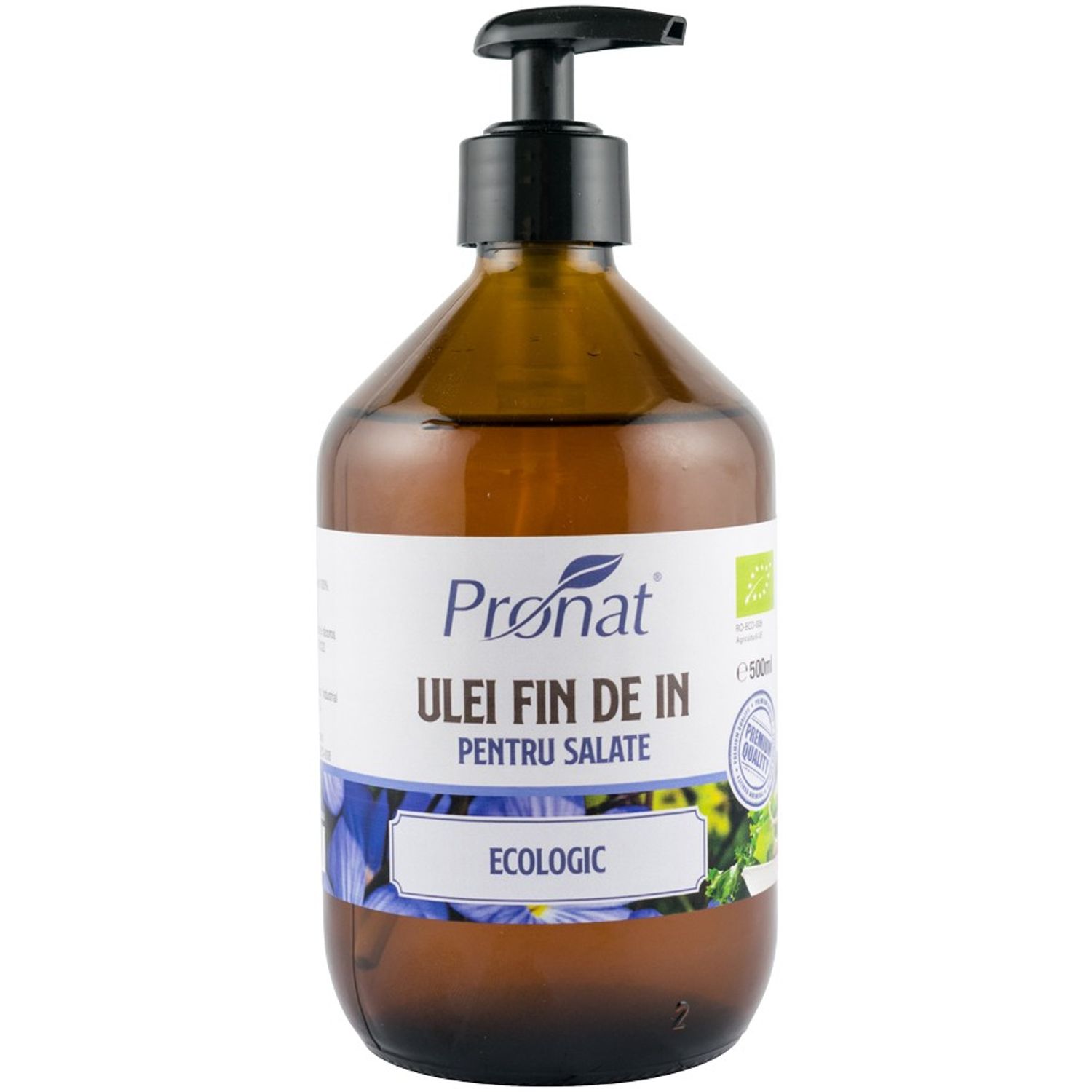 Ulei Bio fin de in pentru salate 500ml fotografia produsului