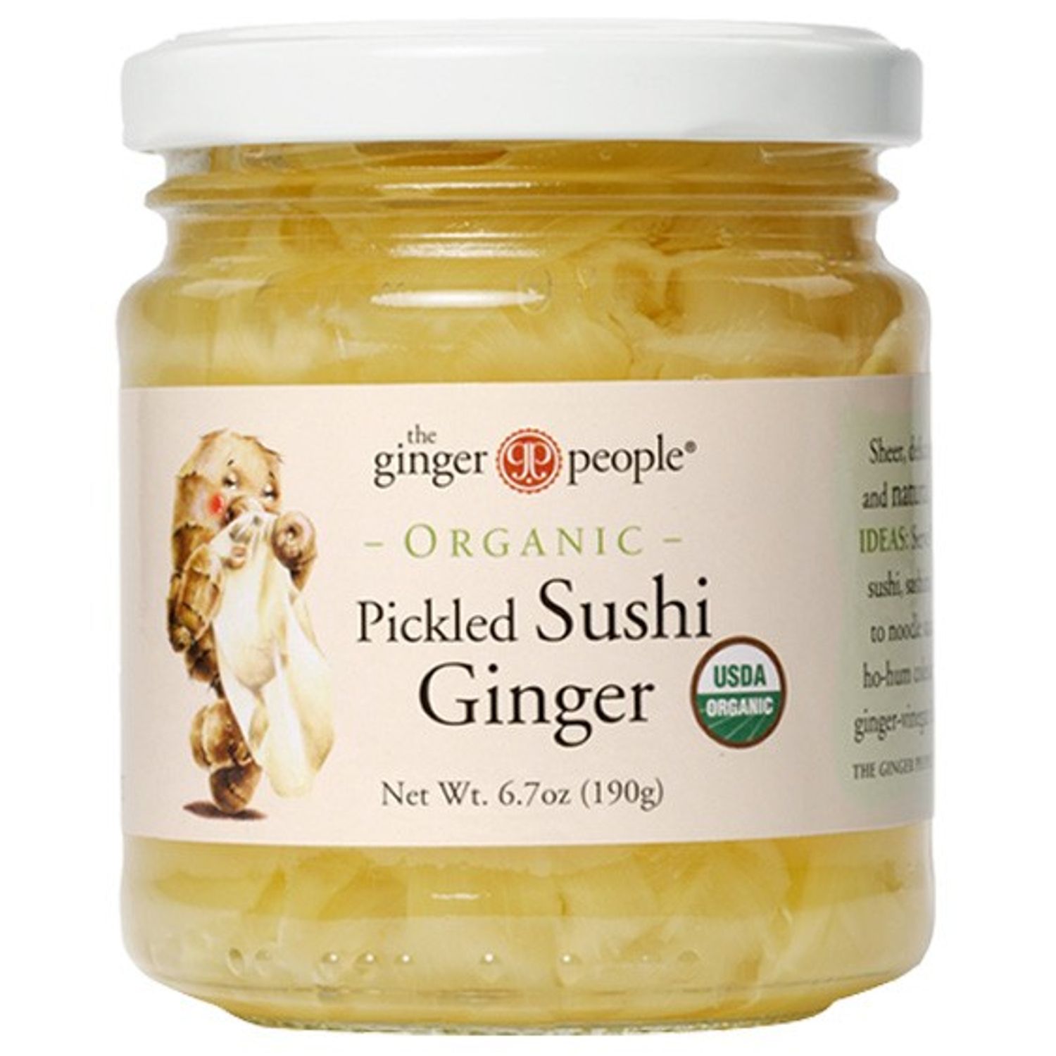 The ginger party ghimbir pentru sushi, 190g/118g fotografia produsului