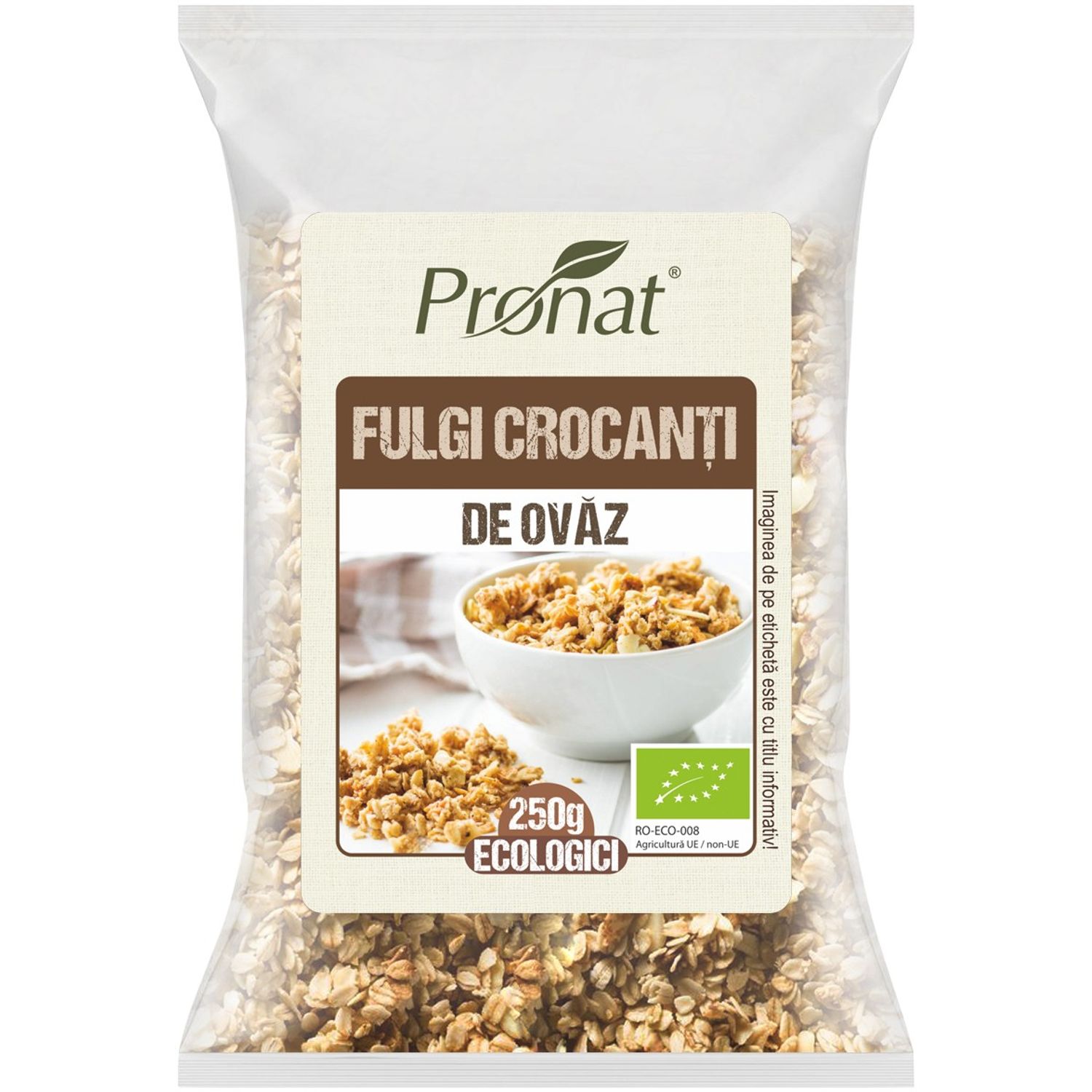 Fulgi crocanti Bio de ovaz 250g fotografia produsului