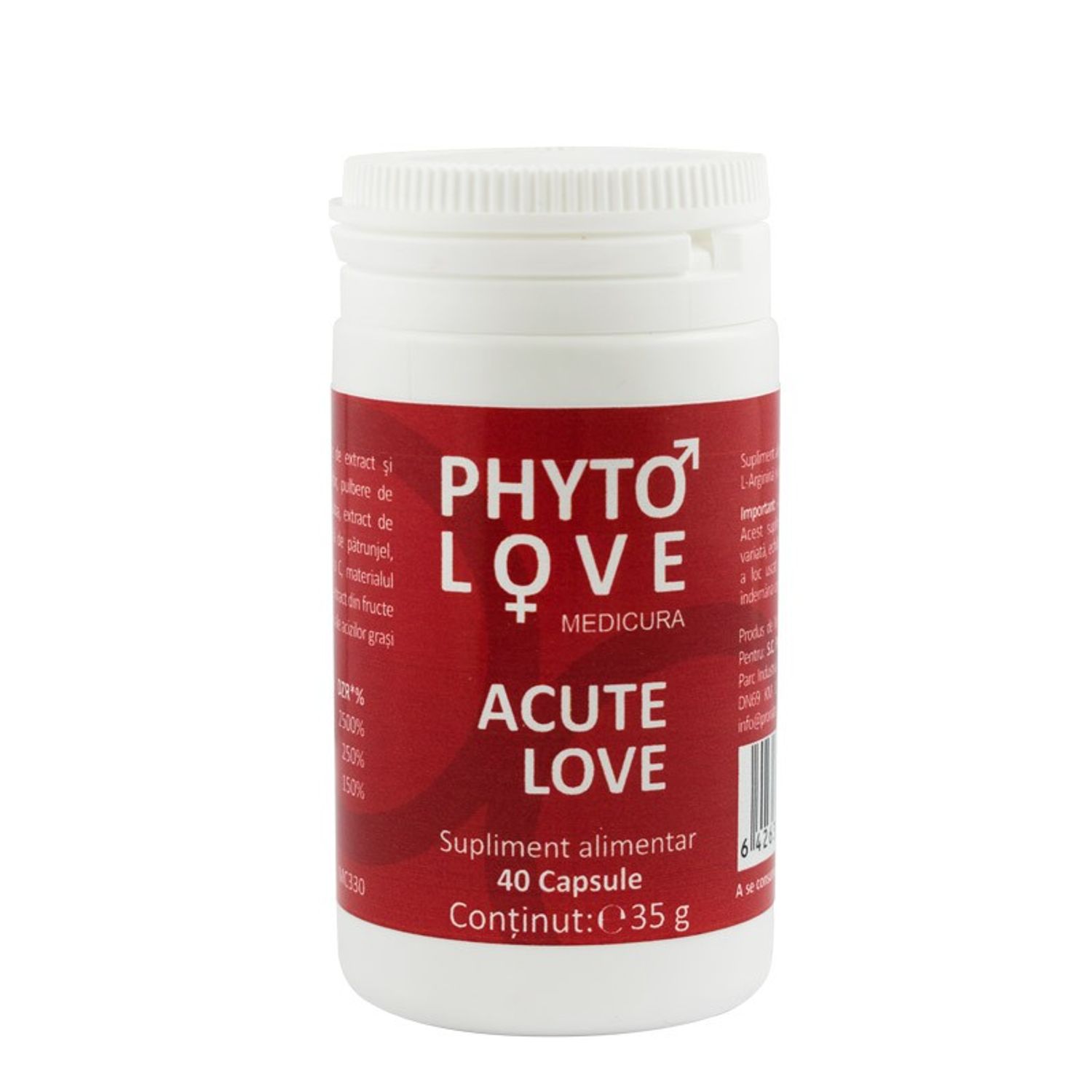 Phyto love activator erotic, 40 capsule medicura fotografia produsului
