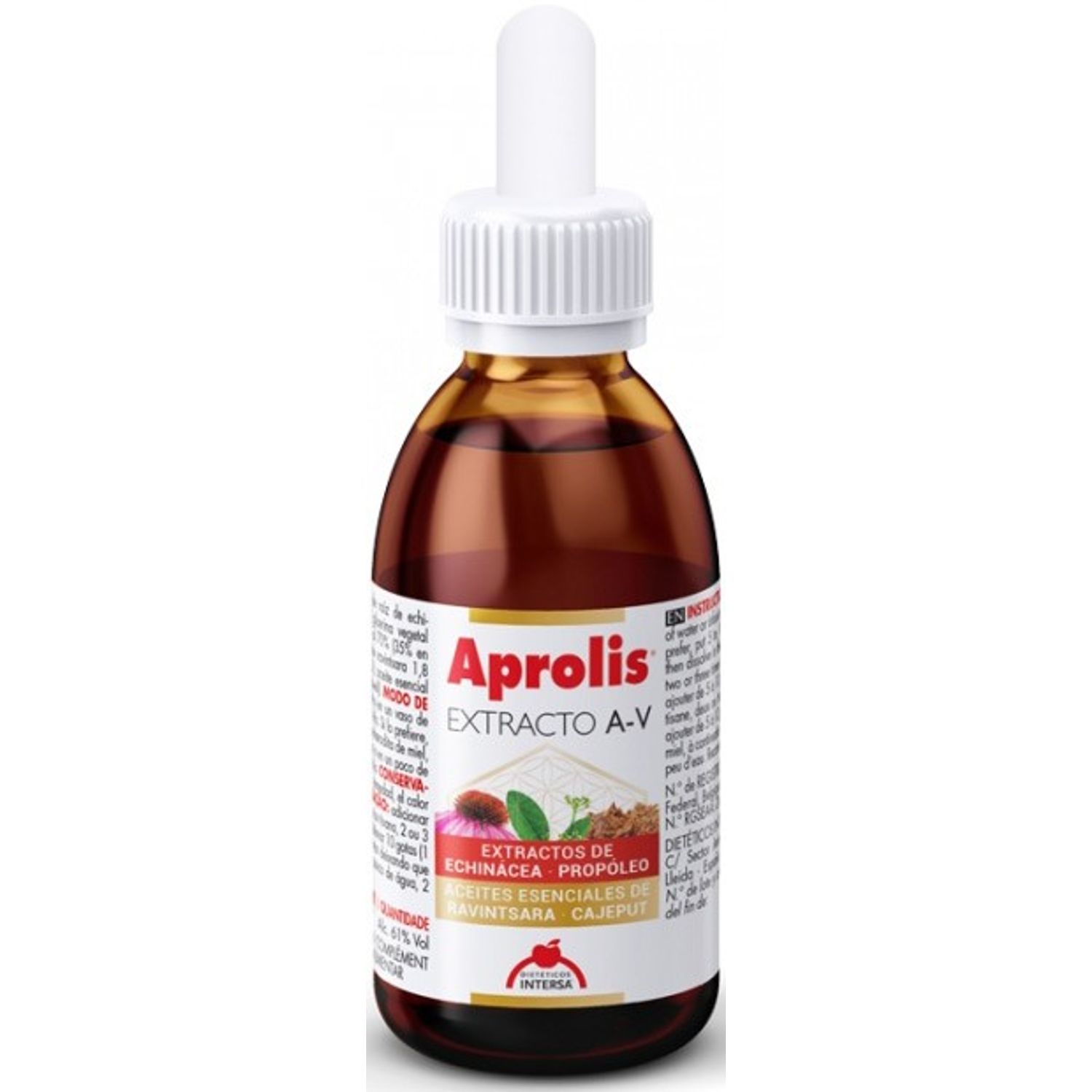 Extract a-v de propolis, plante si uleiuri esentiale, 30ml Aprolis fotografia produsului View 2 L