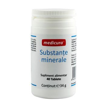 Substante minerale 40 capsule medicura
